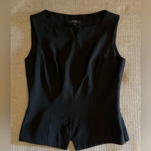 BCBGMaxAzria Black Sleeveless Blouse
